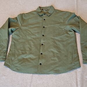 VRST Olive Green Men's Shirt Jacket